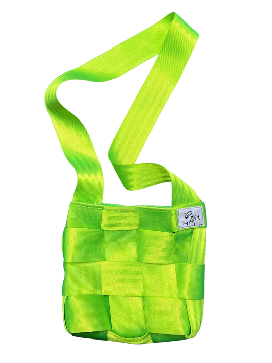 Die Horny Neon Green Webbing Bag