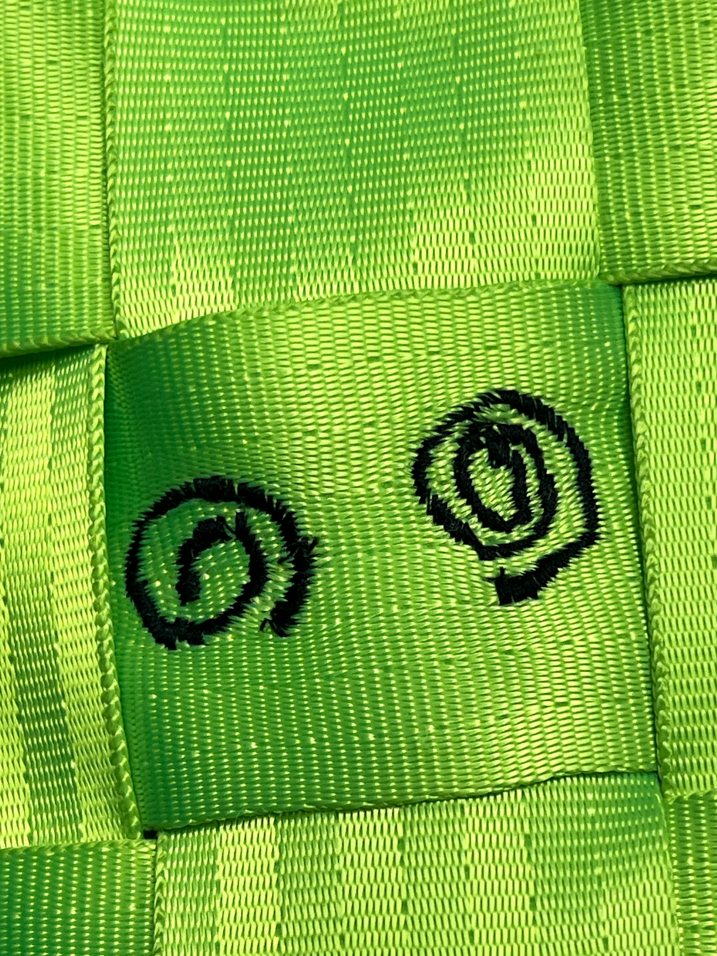 Die Horny Neon Green Webbing Bag