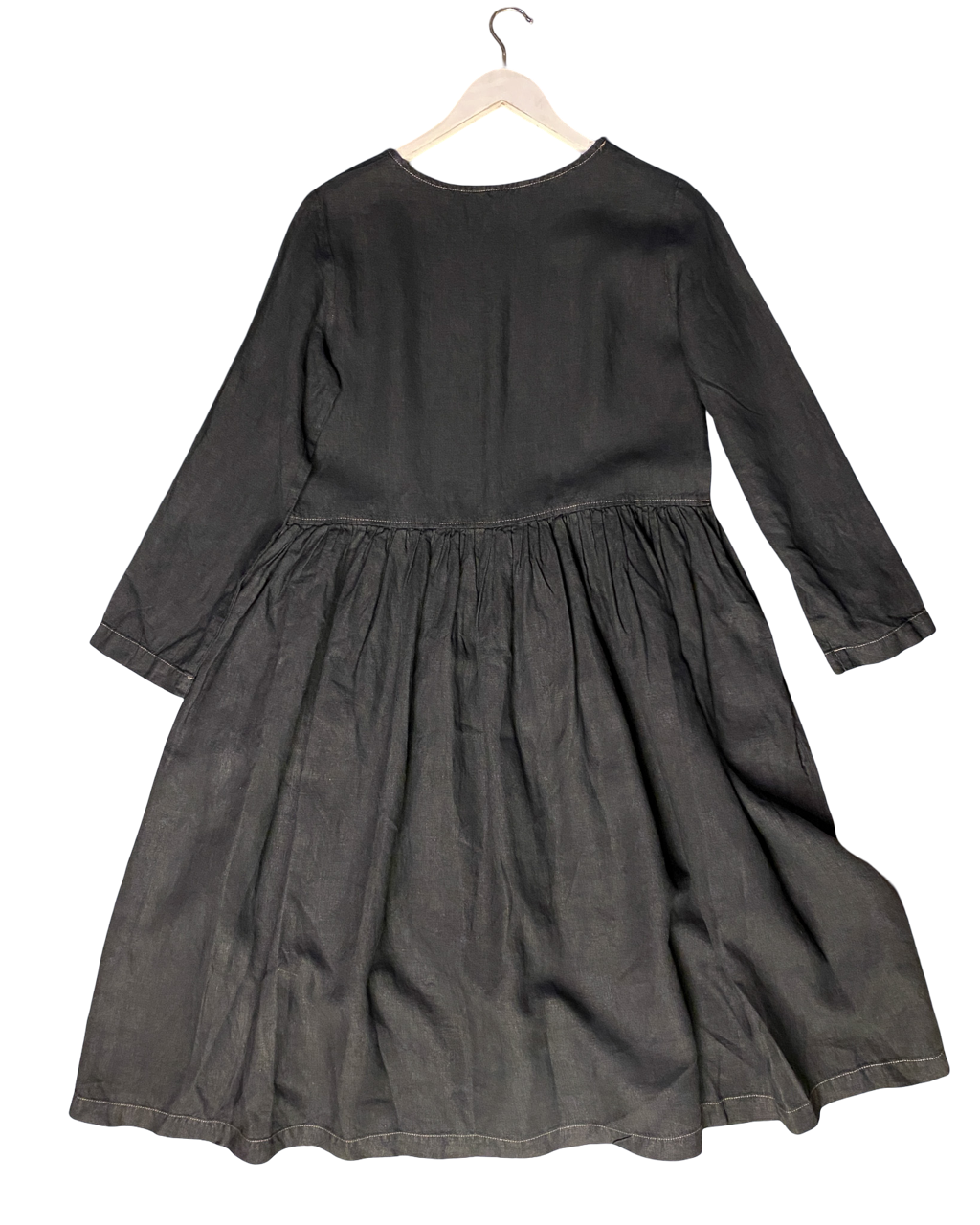 Size XS | Linen Fox Linen Midi Dress