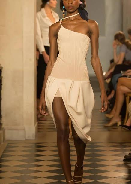 Size 8 | Jacquemus La Bomba Combo Knit Dress