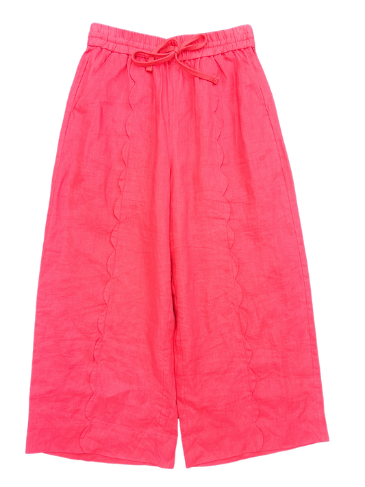 Size 10 - Jericho Road Clothing Pink Linen Pants