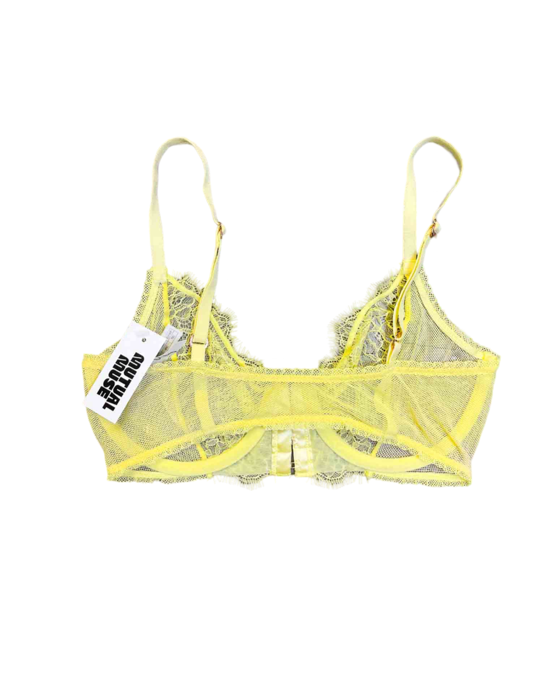 Size 10C | Lonely Yellow Lace Bra
