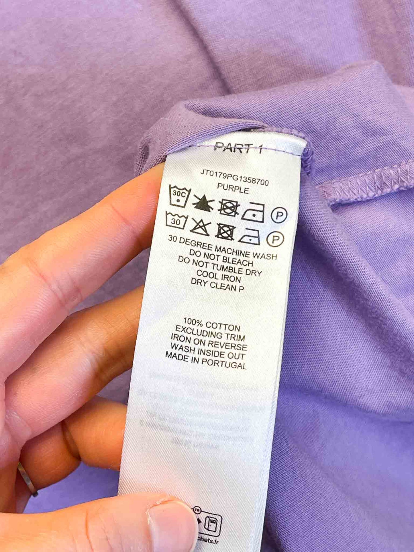 Size S | JW Anderson Lilac T-shirt