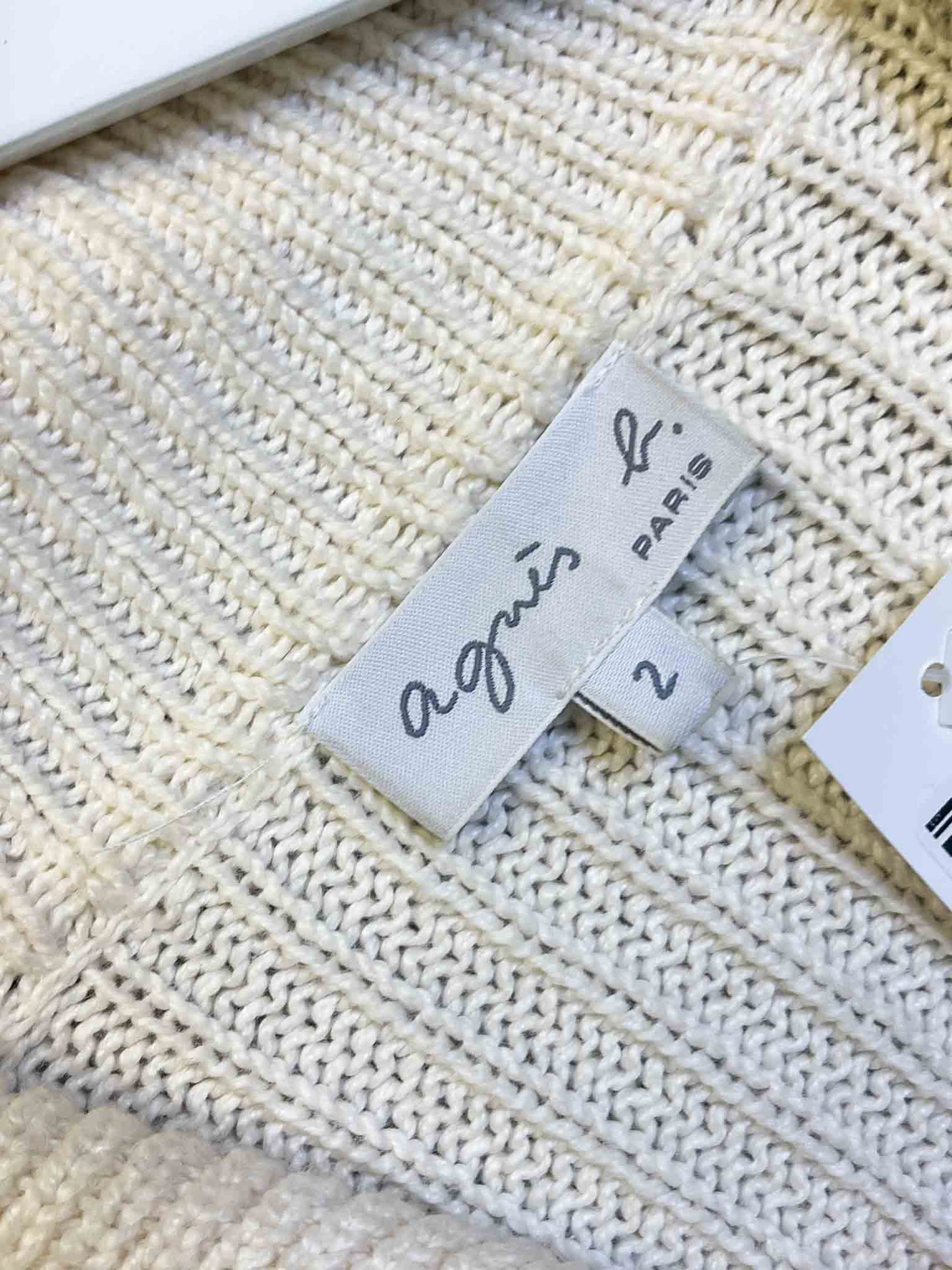 Size 2 (M) | Agnes B Cotton Cardigan