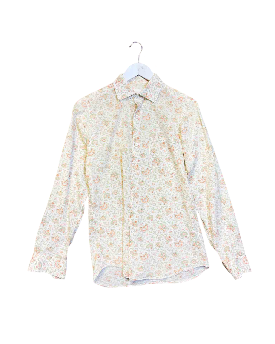 Size S | Agnes B Homme Floral Button Up Shirt