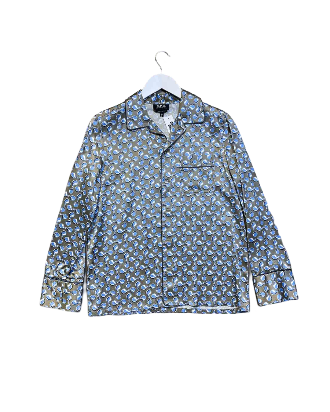 Size FR 40 (12) | A.P.C. Pajama Style Pattern Shirt