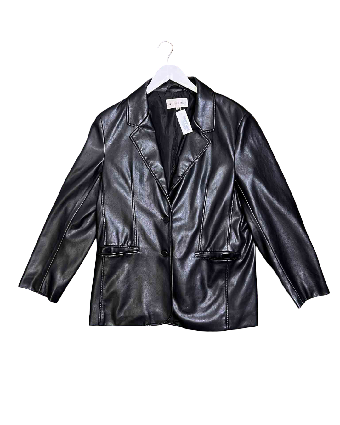 Size 14 | Incu Collection Pleather Jacket