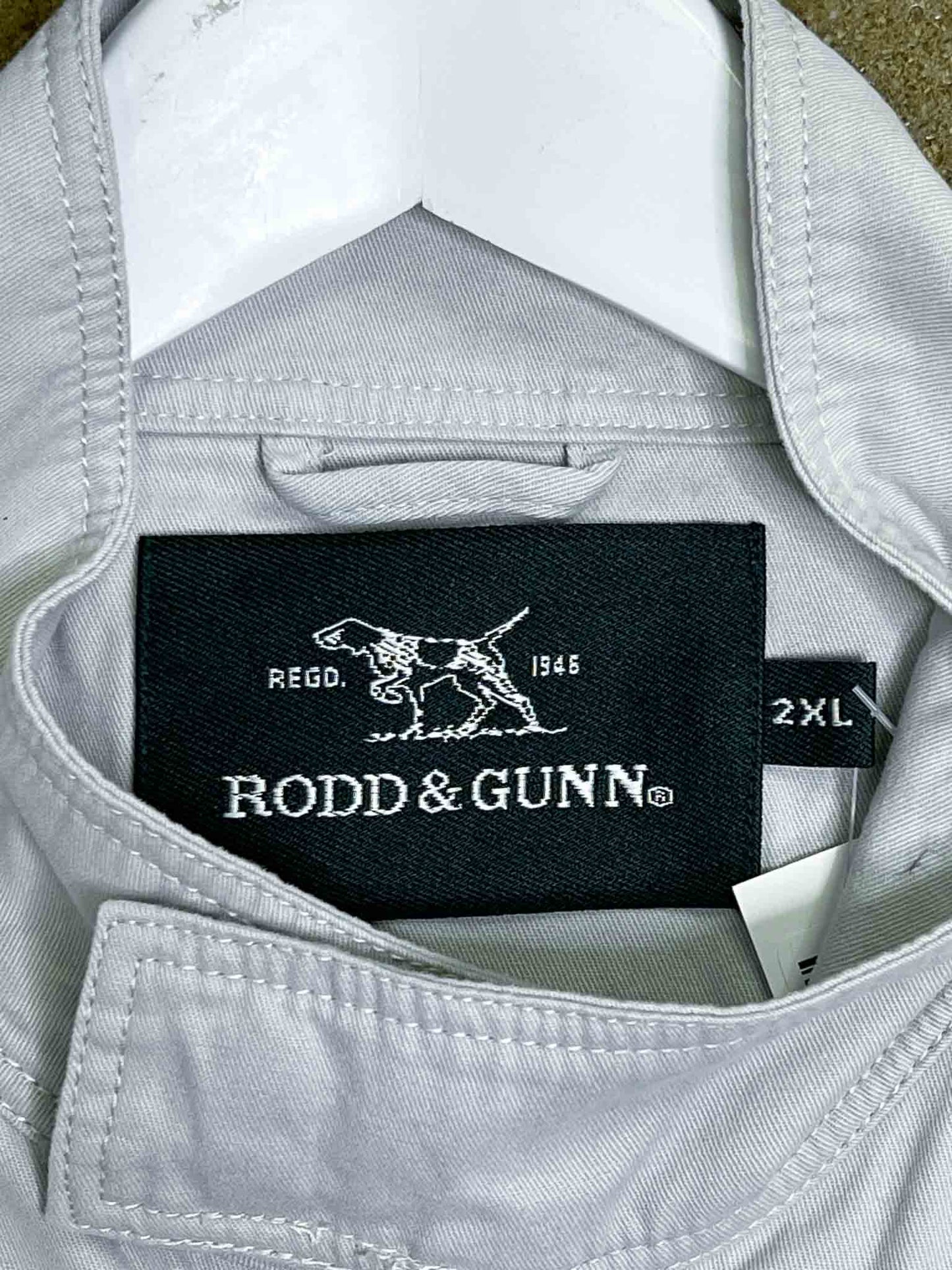 Size 2XL | Rodd & Gunn Light Grey Jacket