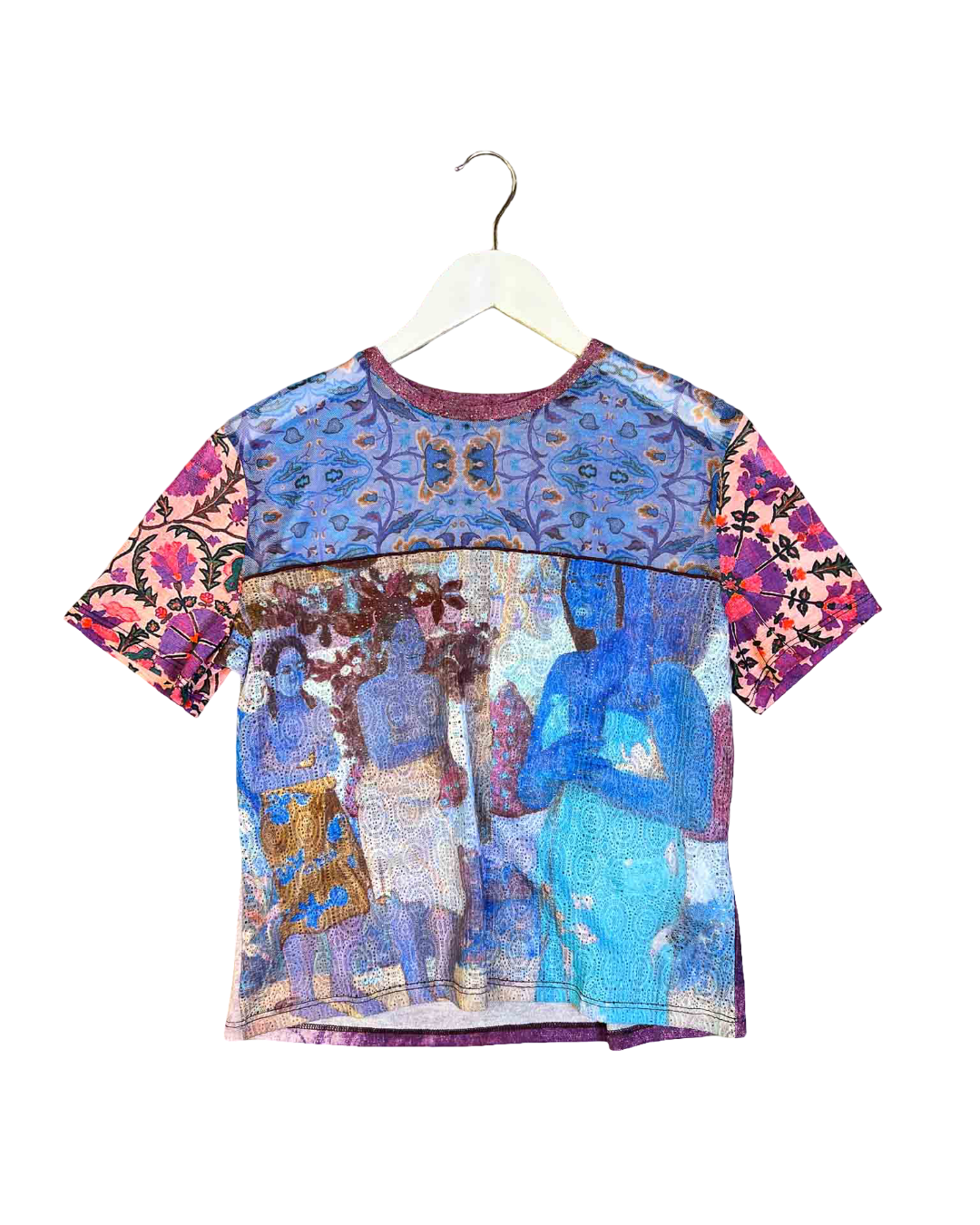 Size L | Desigual Face Print Top