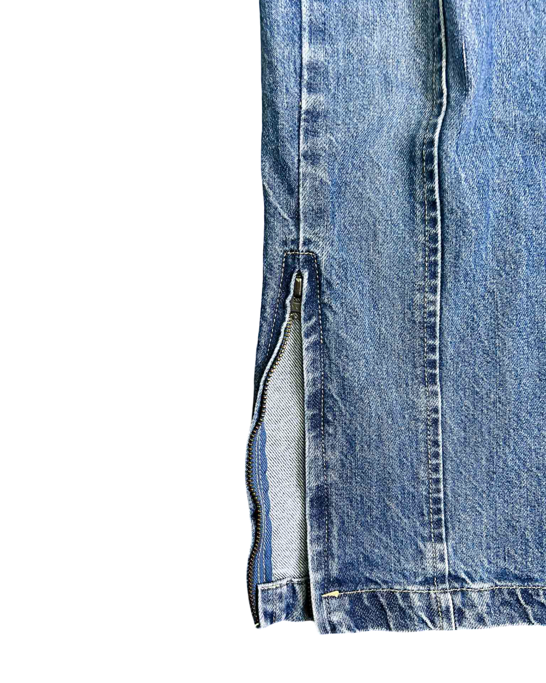 Size XXS | Kloke Straight Leg Leg Zip Jeans