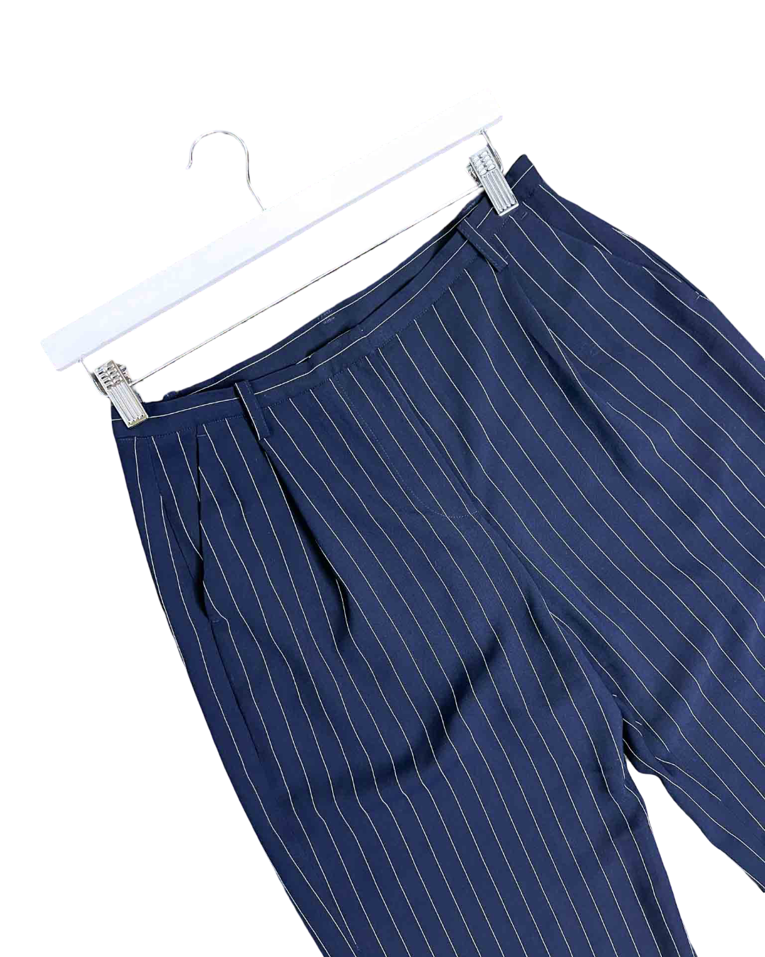 Size 10 | Henne Pinstripe Straight Leg Pants