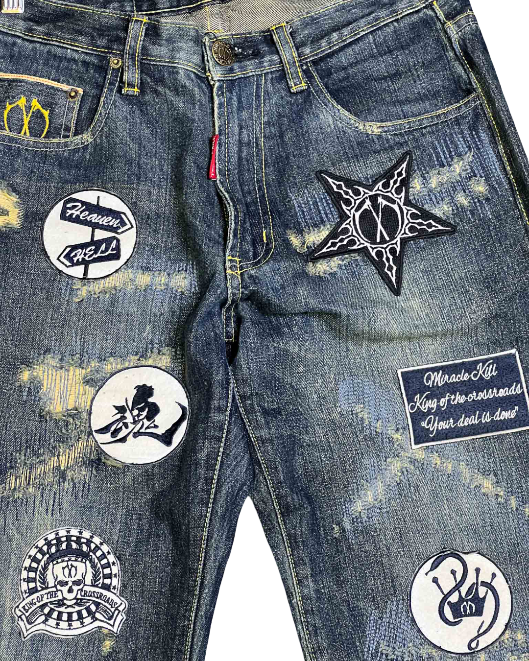 Size 30 | Miracle Kill Patches Jeans