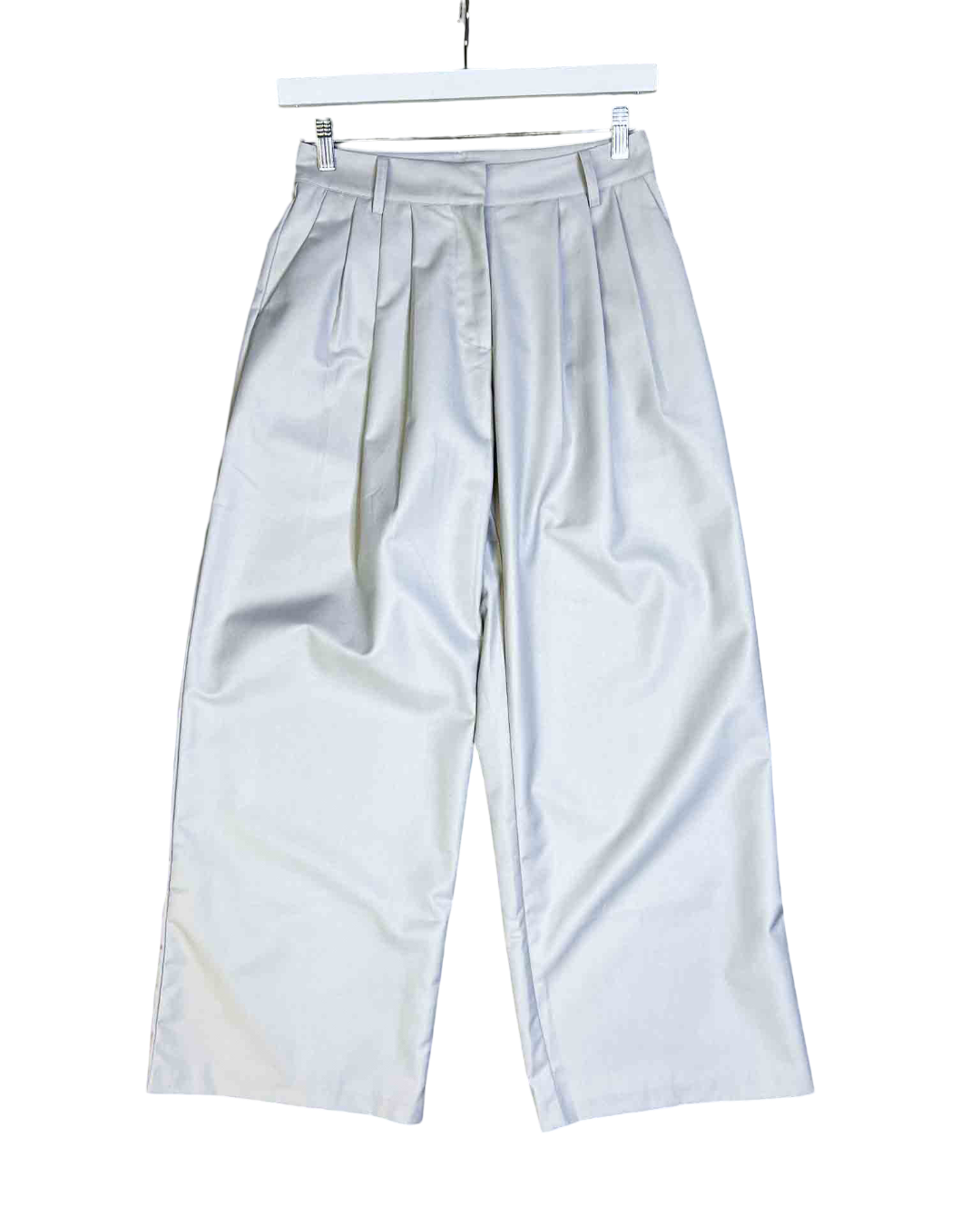 Size 8 | Moku Studio Taupe Pleated Pants