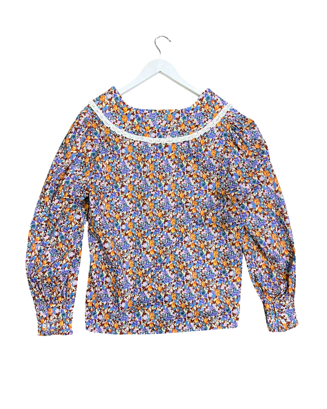 Size 14 | Rixo Mady Long Sleeve Blouse