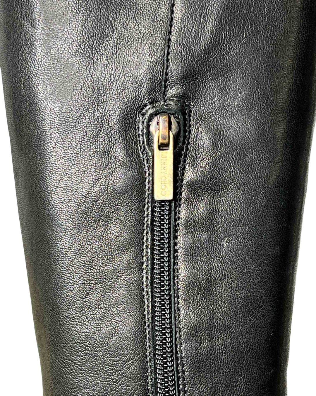 Size 37.5 | Jimmy Choo Knee-High Leather Boots