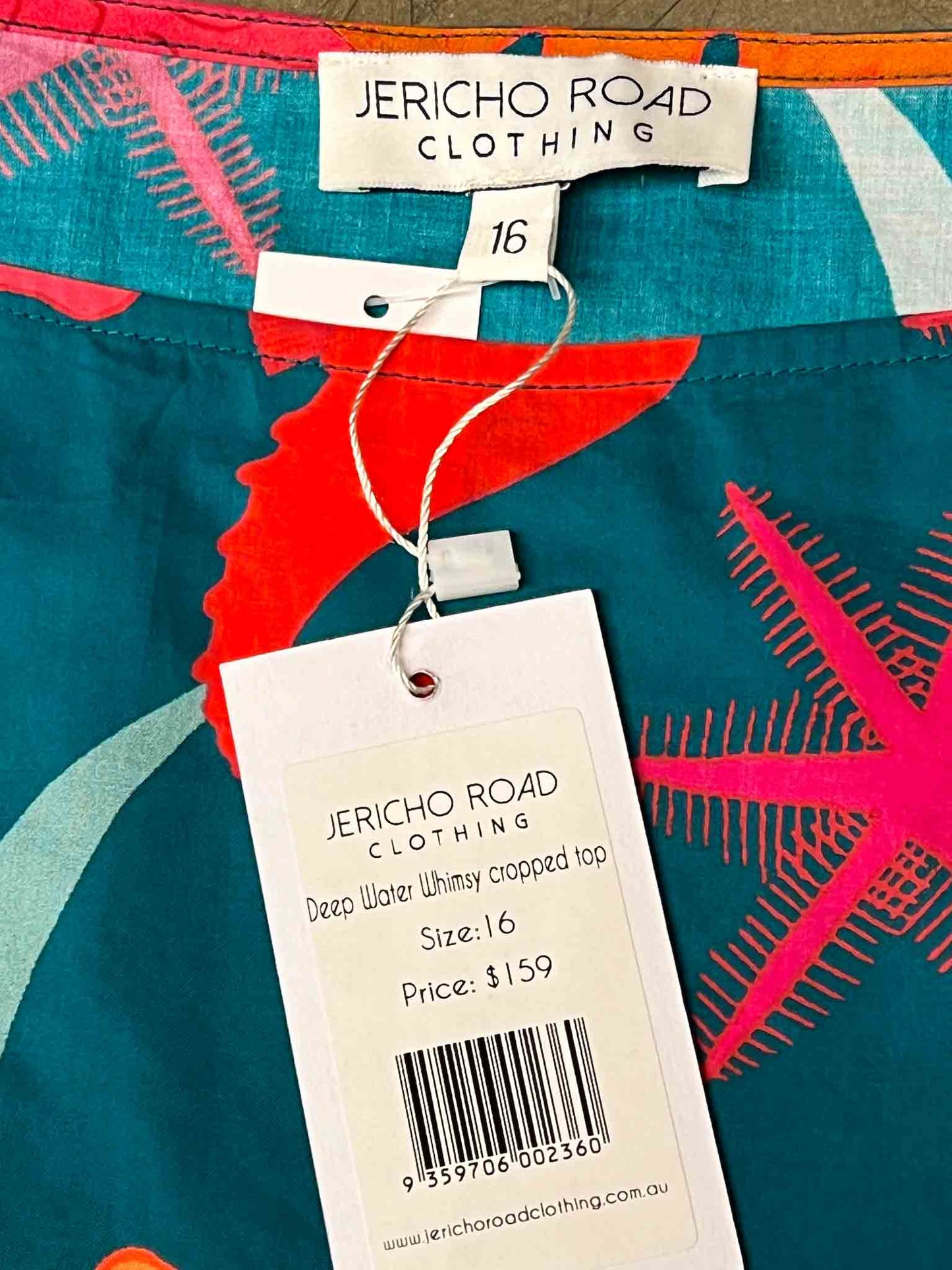 Size 16 | Jericho Road Clothing Sea Top