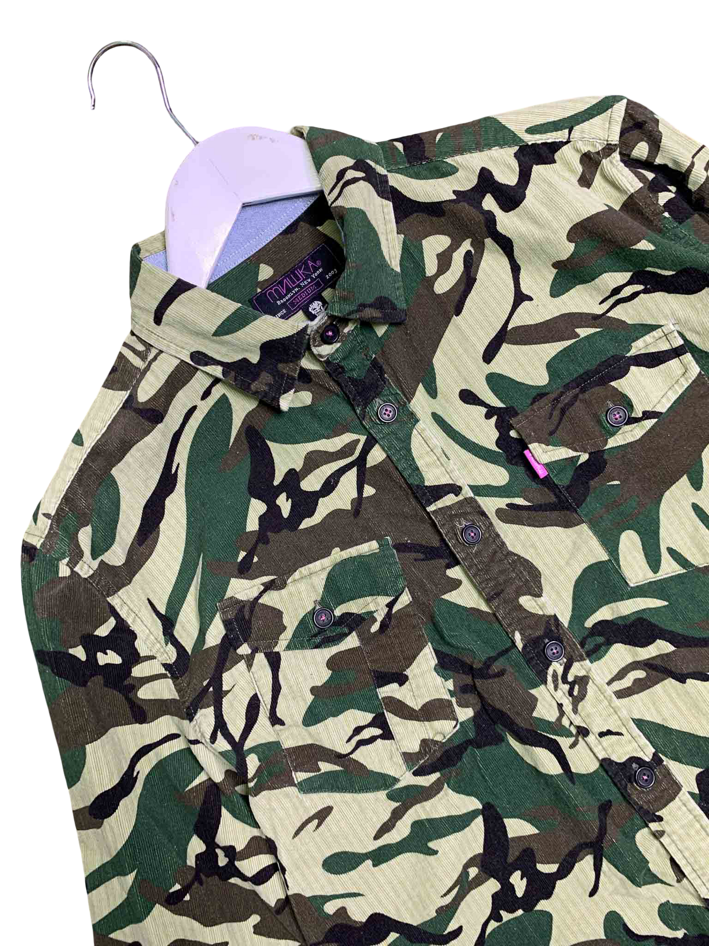 Size S | MNWKA Camouflage Corduroy Shirt