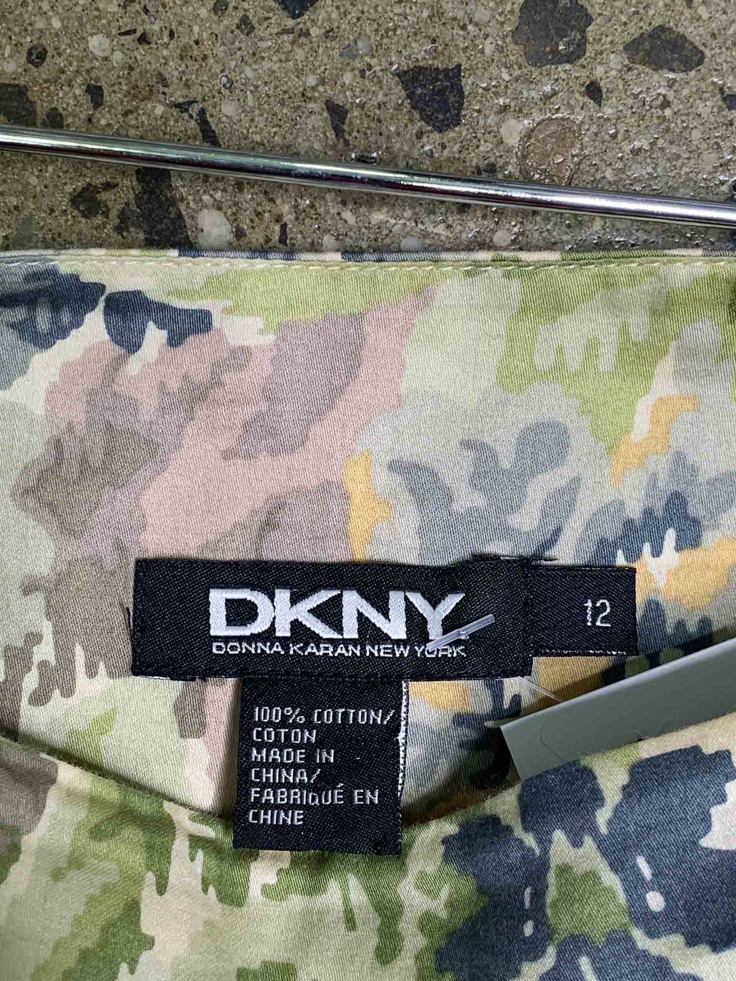 Size 12 | DKNY Pleated Floral Midi Skirt