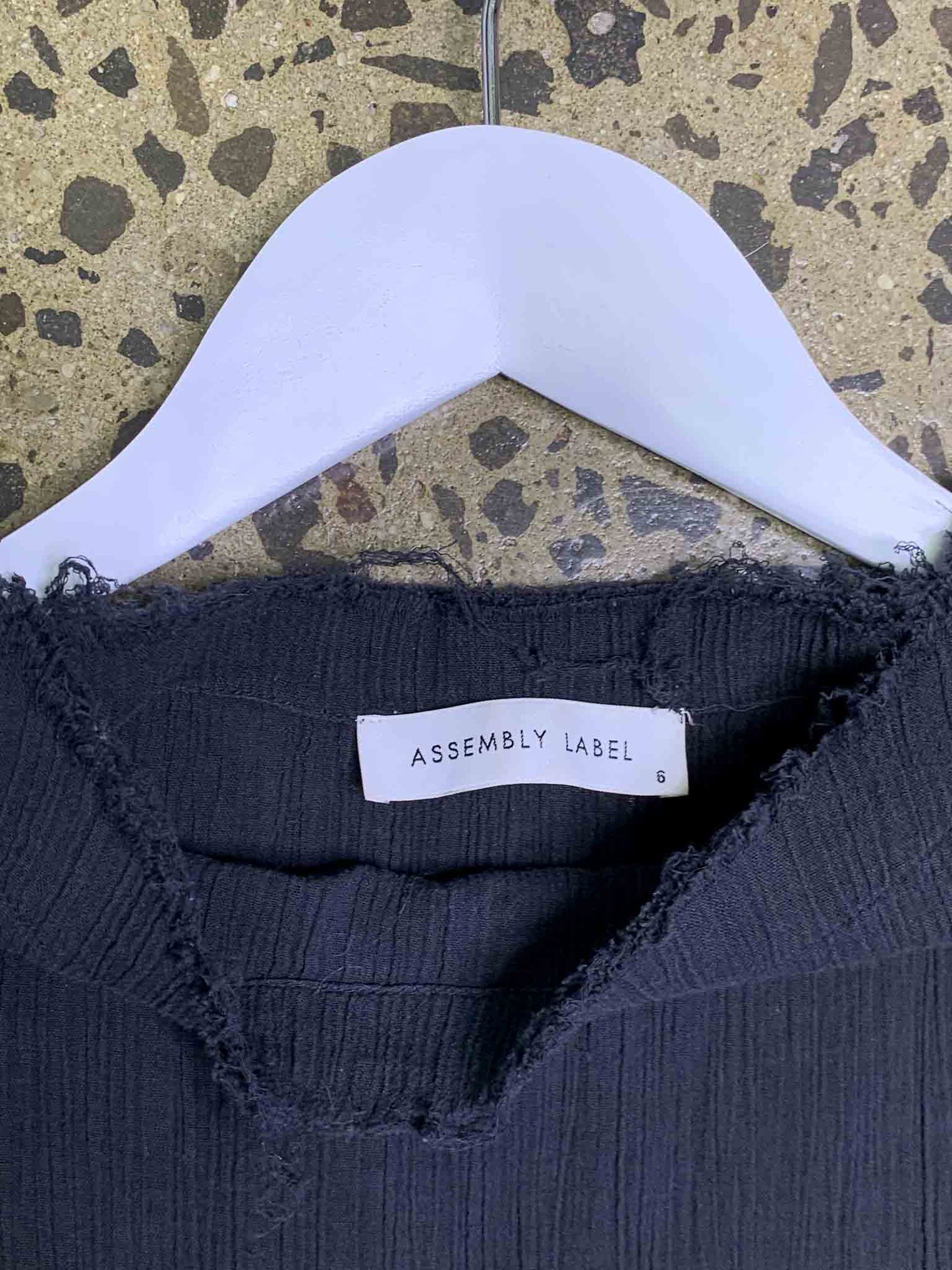 Size 6 | Assembly Label Crinkle Maxi Dress