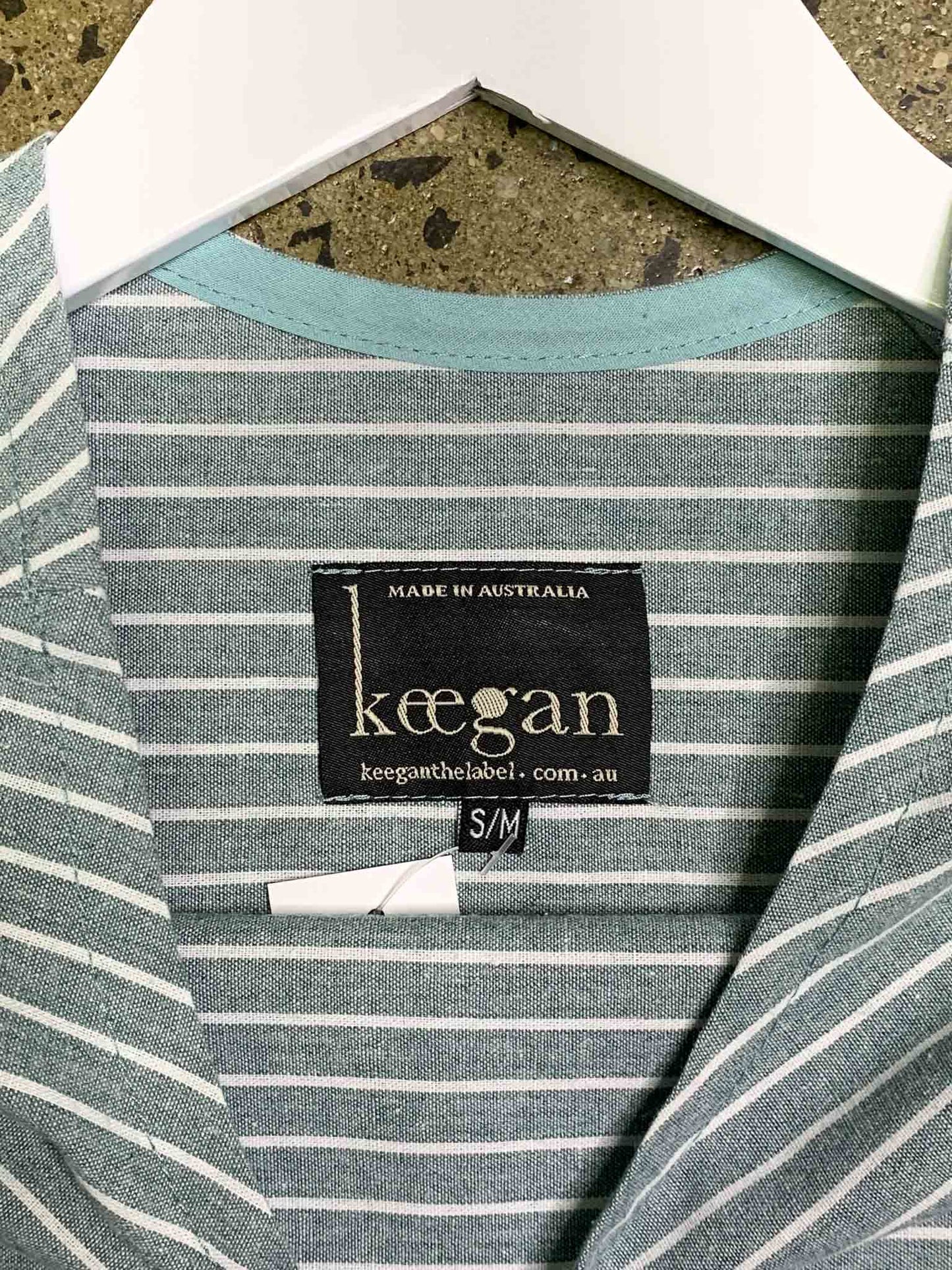 Size S/M | Keegan Striped Asymmetric Top