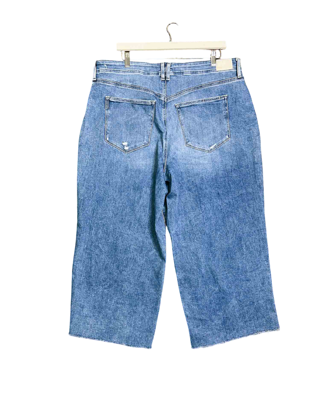 Size 20 | Paige Wide Leg Frayed Jeans