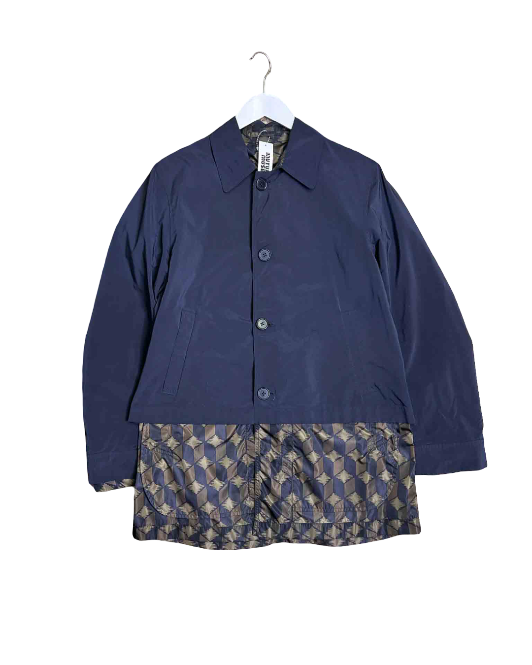 【Dries Van Noten】Reversible coat ❕ Dries Van Noten Rewa Colorblock Satin Opera Coat in Fuchsia