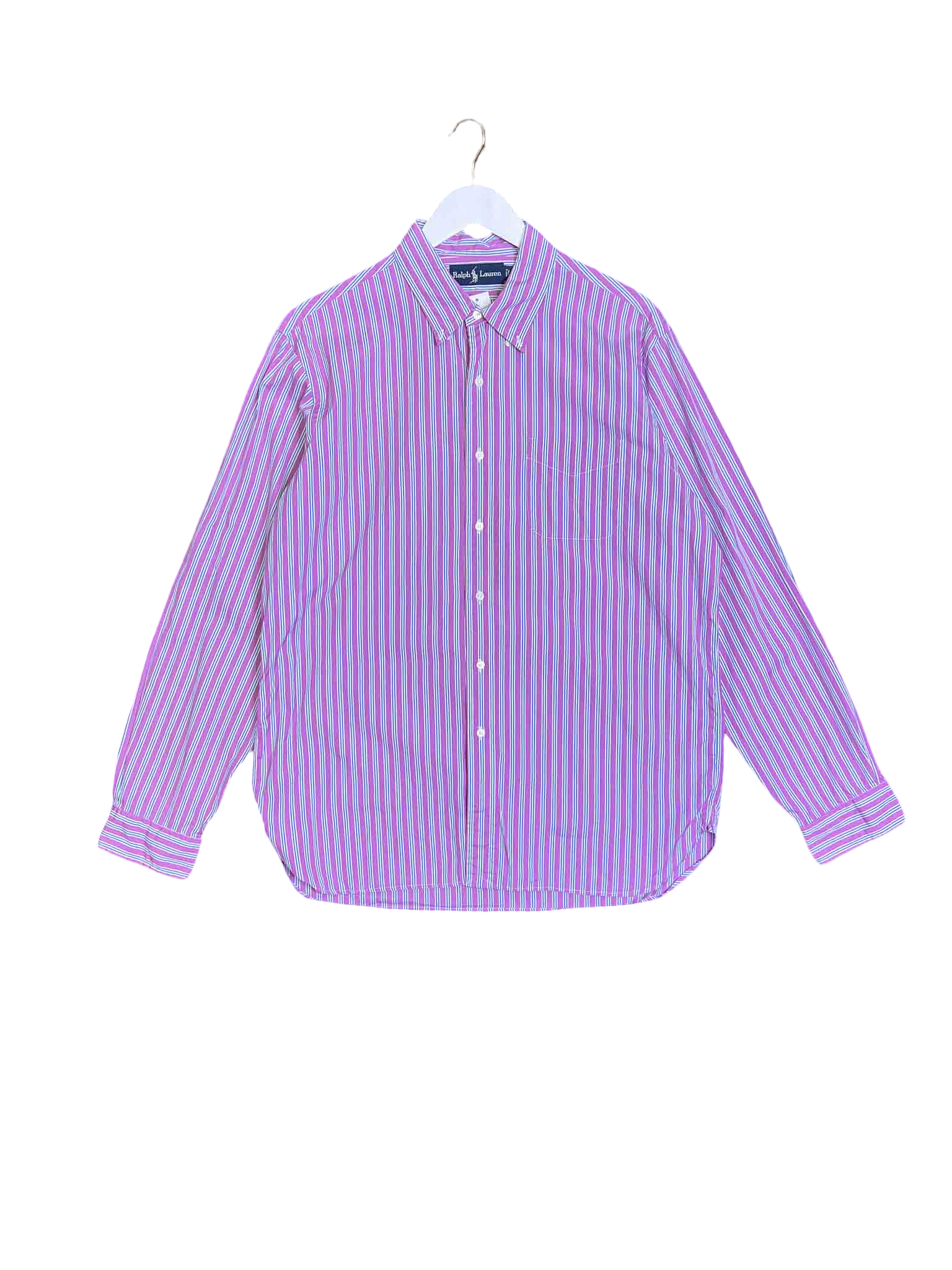 MUSE POLO RALPH LAUREN STRIPE BDシャツ POLO RALPH LAUREN - Women's oversize striped shirt in poplin