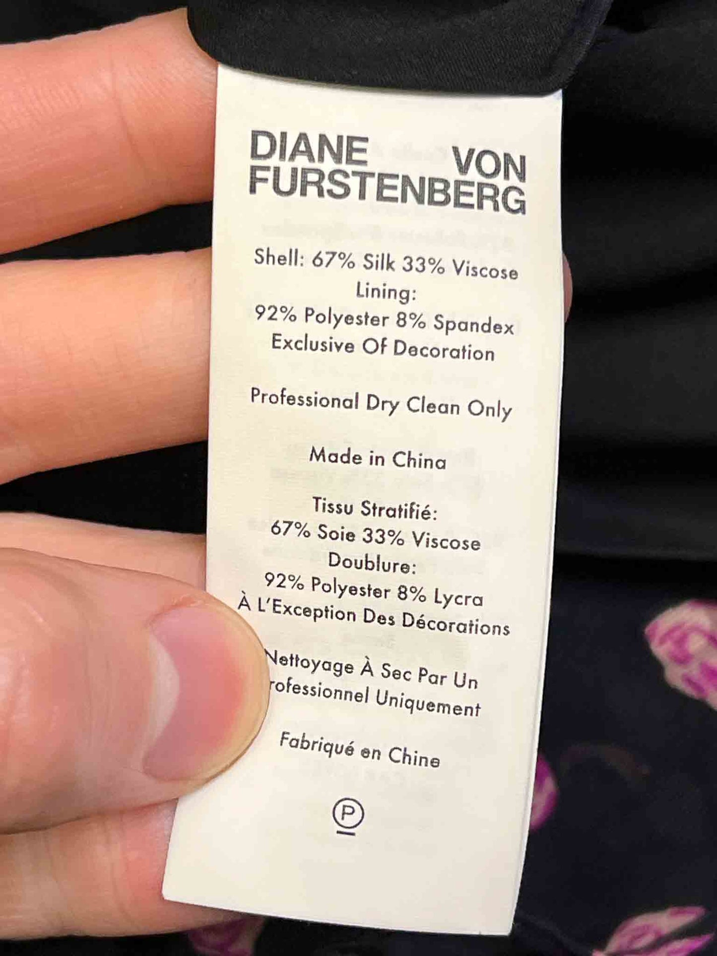 Size 6 (10) | Diane von Furstenberg Aleka Silk Tie Neckline Dress