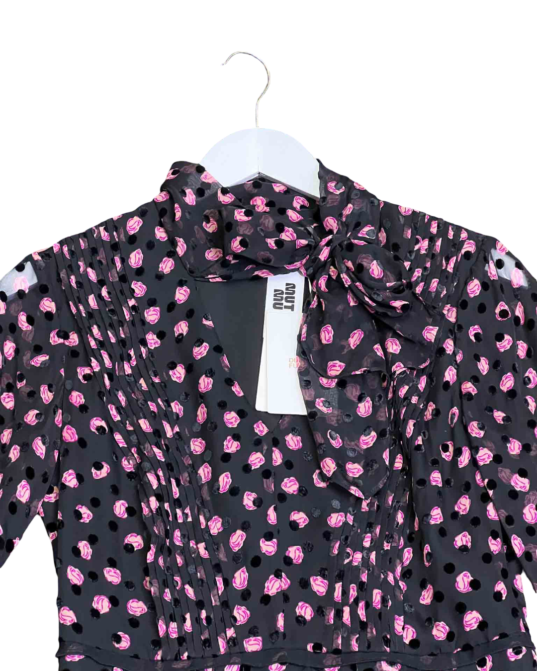 Size 6 (10) | Diane von Furstenberg Aleka Silk Tie Neckline Dress