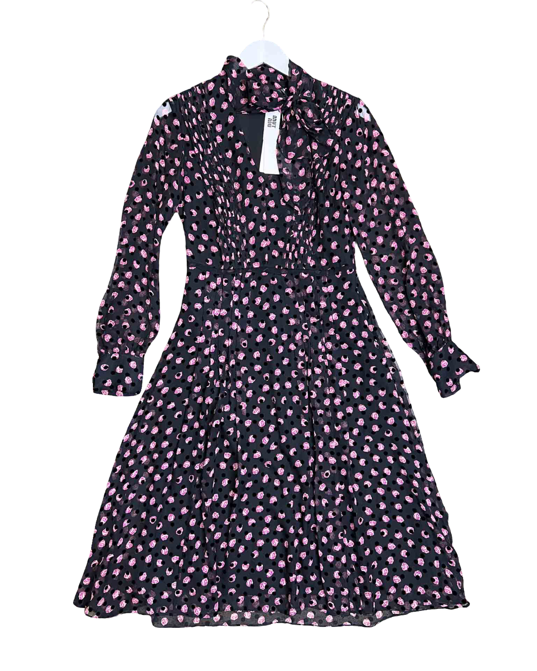 Size 6 (10) | Diane von Furstenberg Aleka Silk Tie Neckline Dress