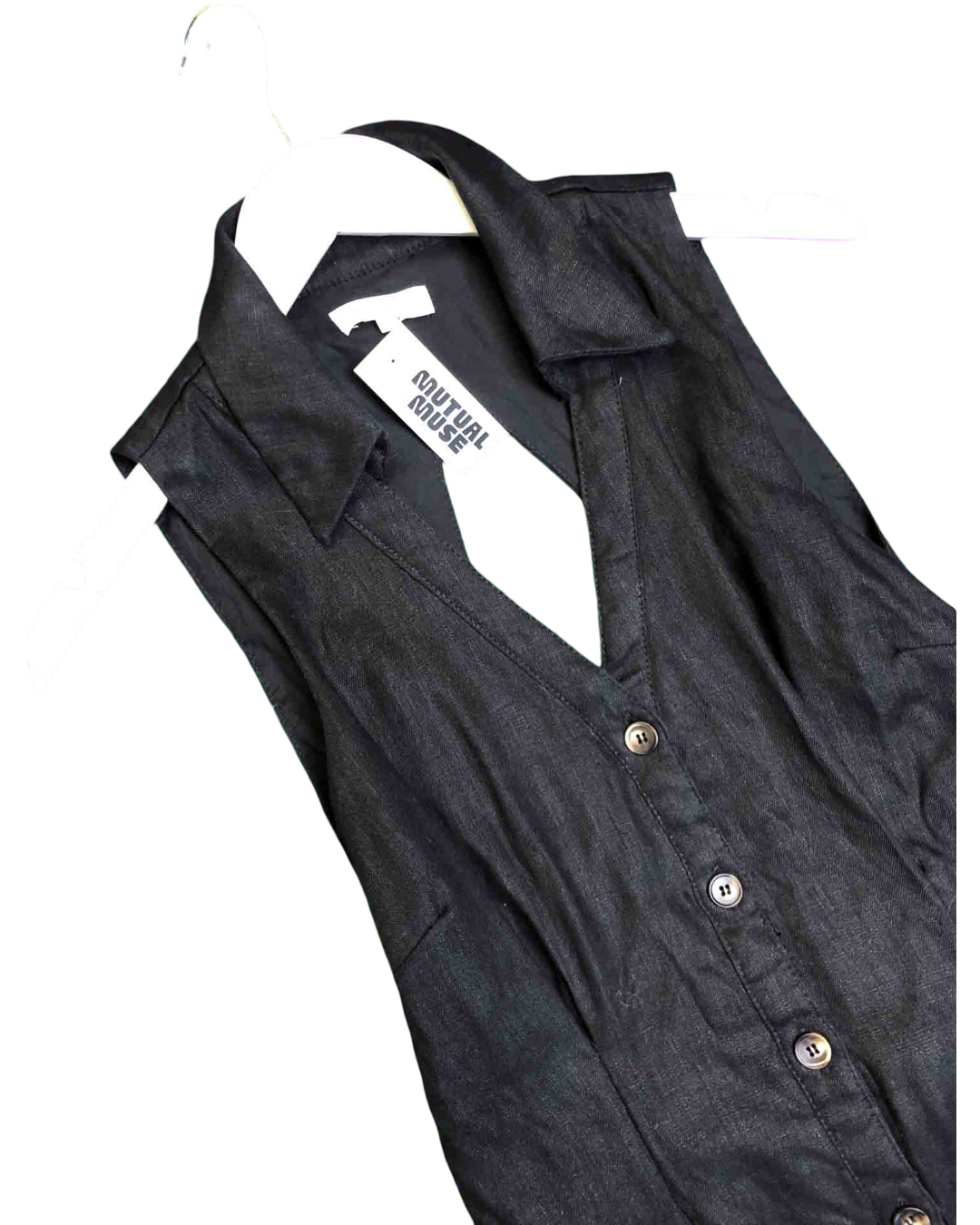 Size 12 | Aere Linen Halterneck Dress