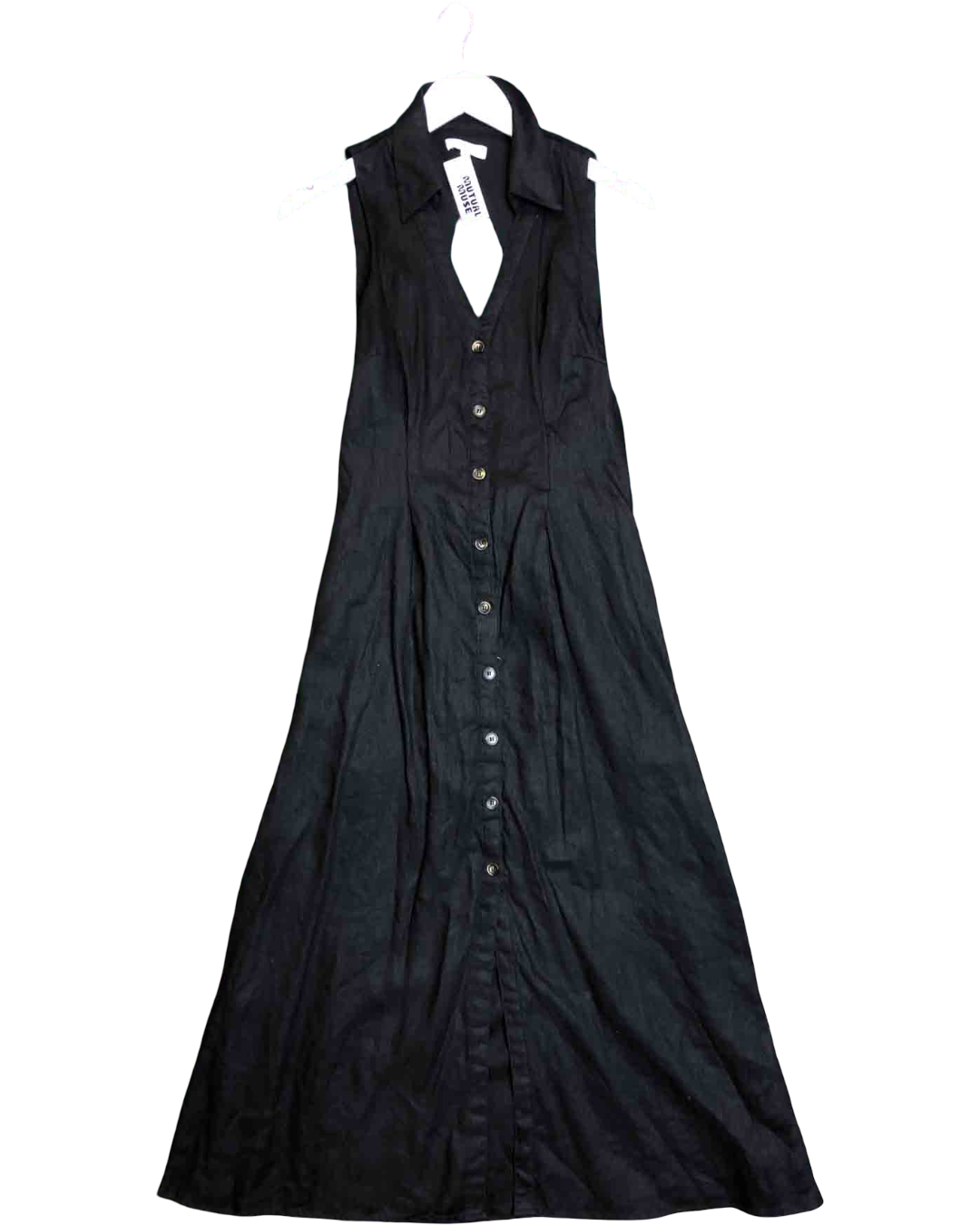 Size 12 | Aere Linen Halterneck Dress