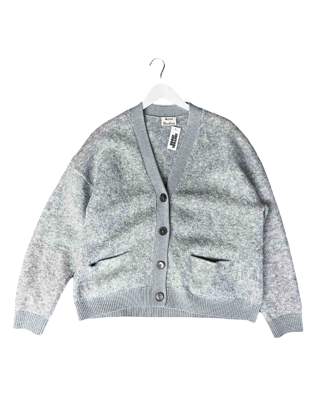 トップス Acne Studios Wool Mohair Cardigan Acne Studios Mohair Fluffy Wool Cardigan Violet Purple Men's