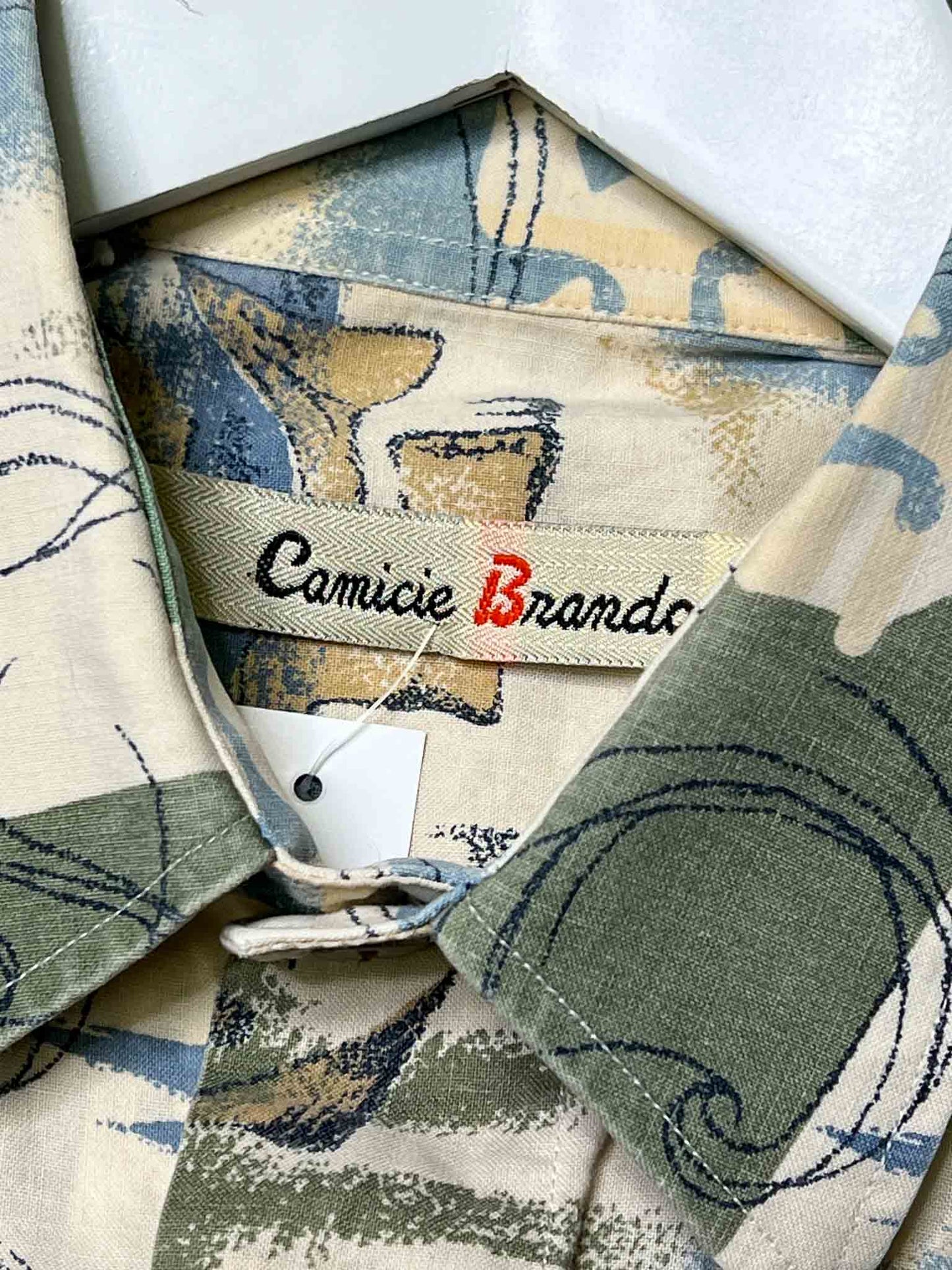 Size M | Camicie Brando Abstract Cotton Shirt