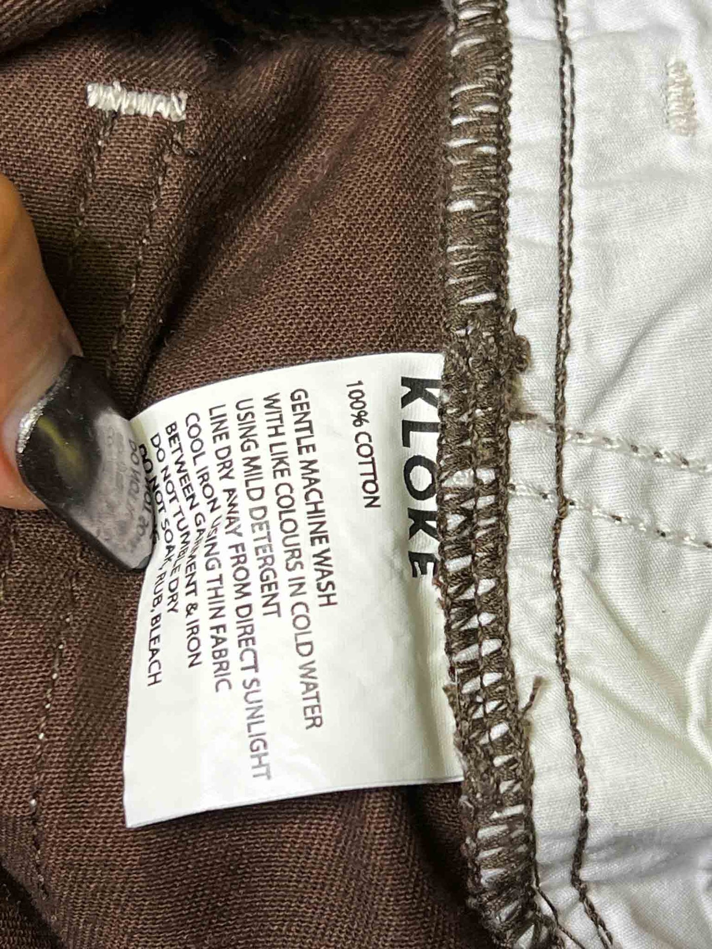 Size XS | Kloke Chocolate Cotton Pants