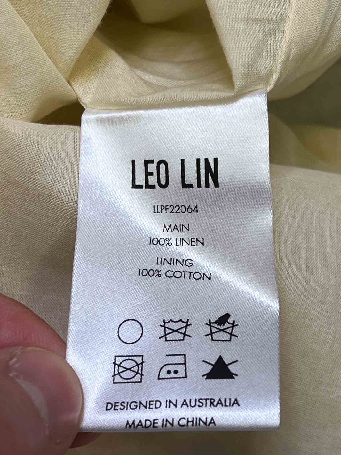 Size 8 | Leo Lin Plaid Linen Skirt