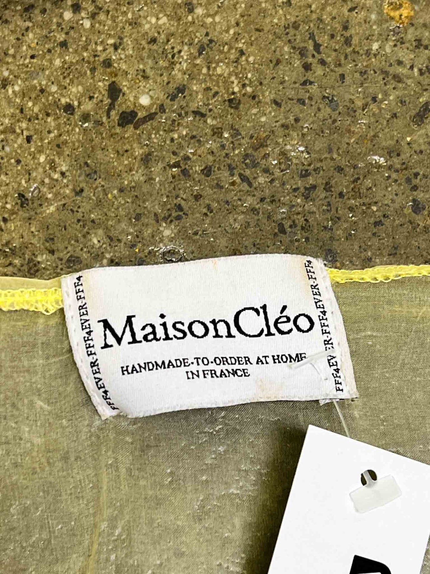 Size S | Maison Cléo Silk Wrap Top
