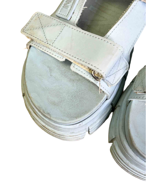 Size 38 | GANNI Recycled Rubber Touch-Strap Sandals
