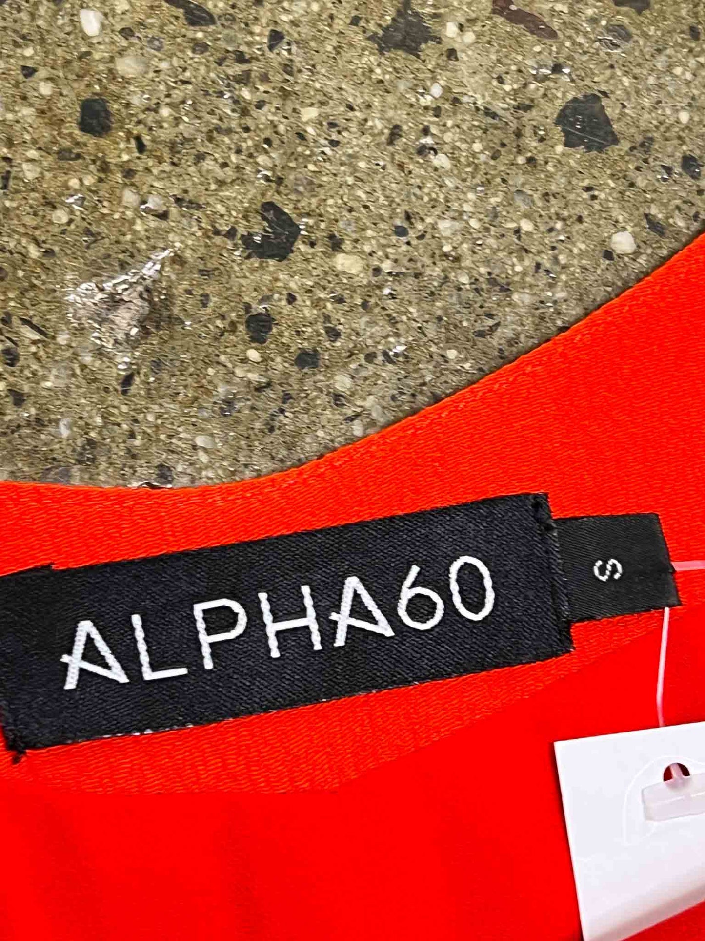 Size S | Alpha60 Gathered Hem Shift Dress