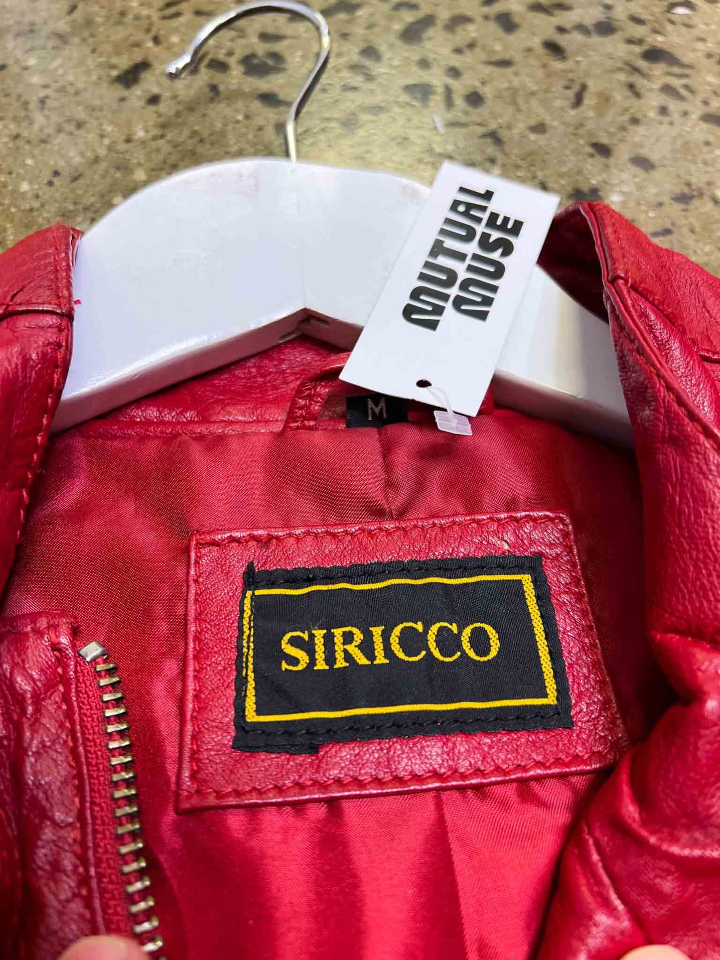 Size M | Siricco Vintage Racer Leather Jacket