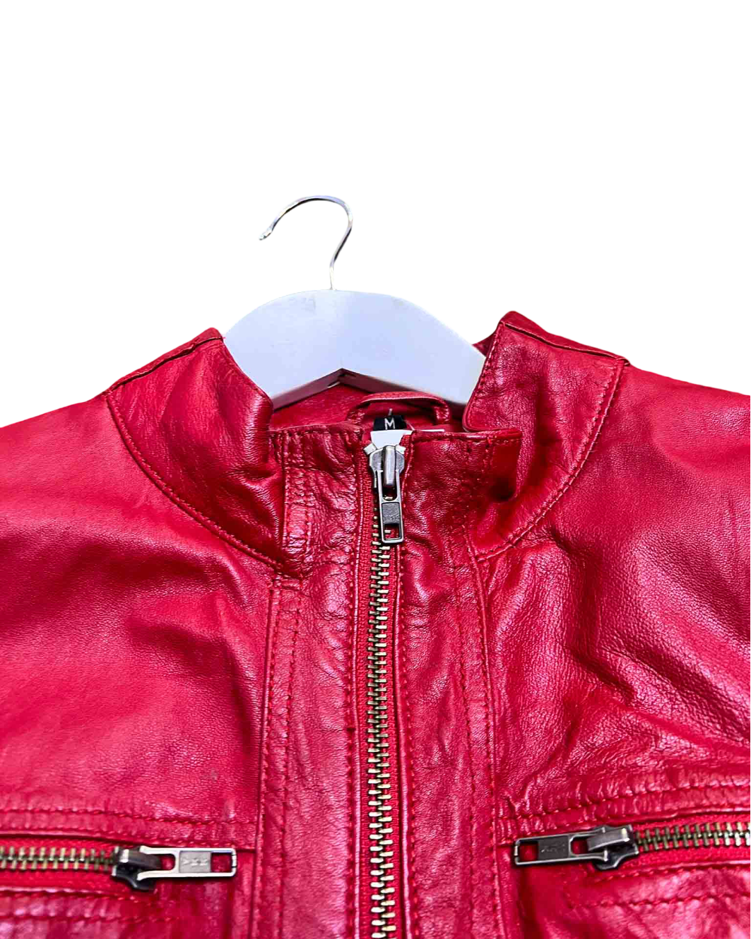 Size M | Siricco Vintage Racer Leather Jacket