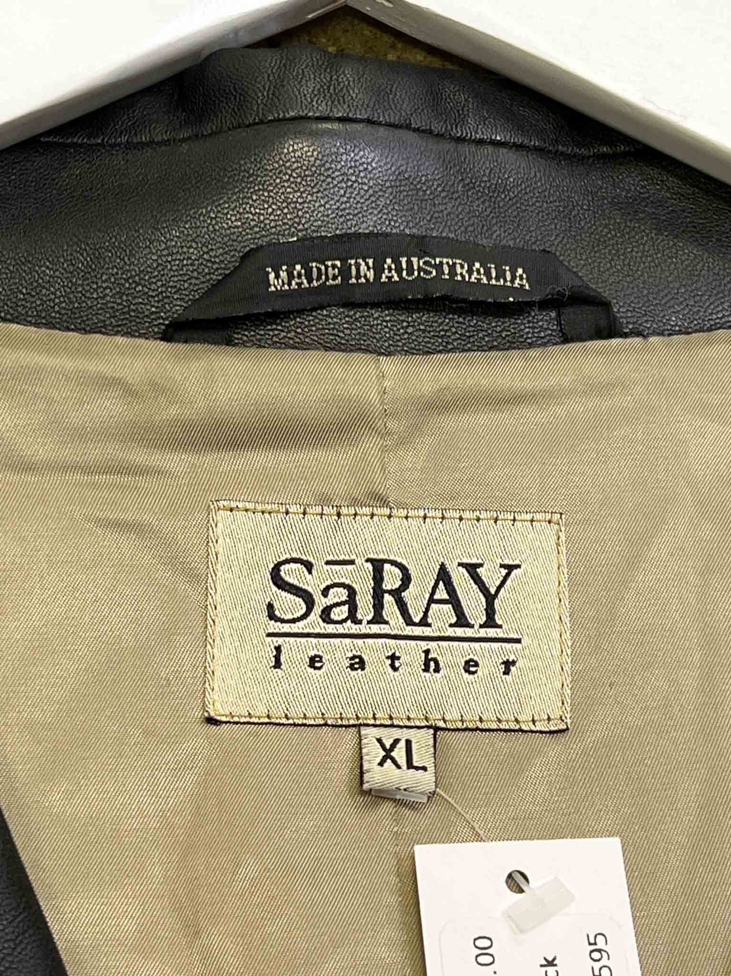 Size XL | Saray Vintage Leather Jacket