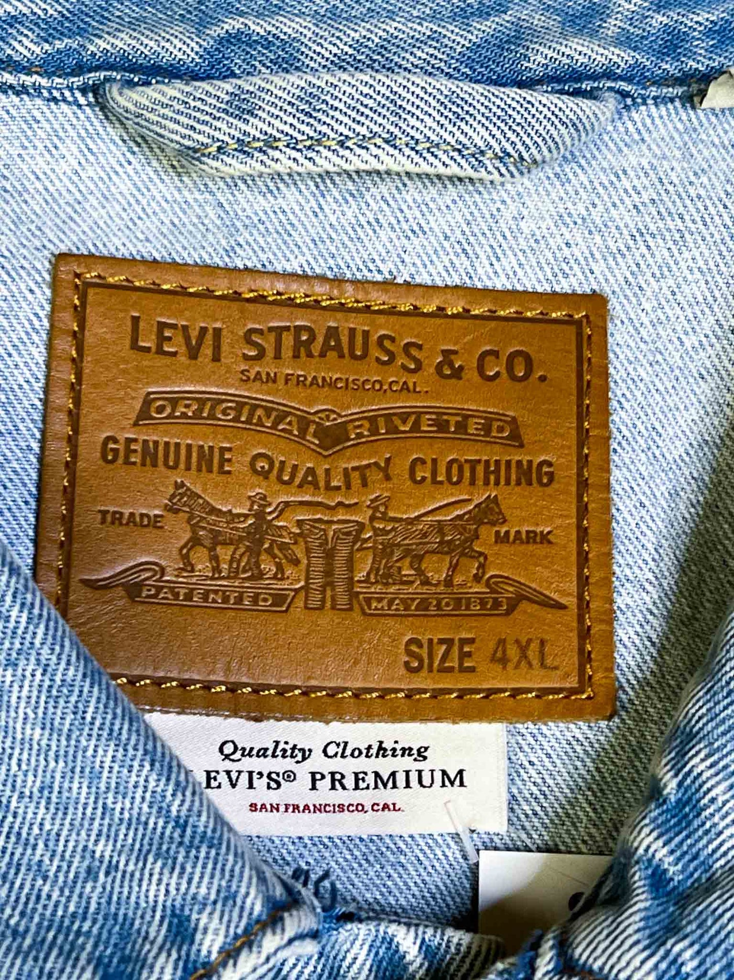Size 4XL | Levi's Denim Jacket