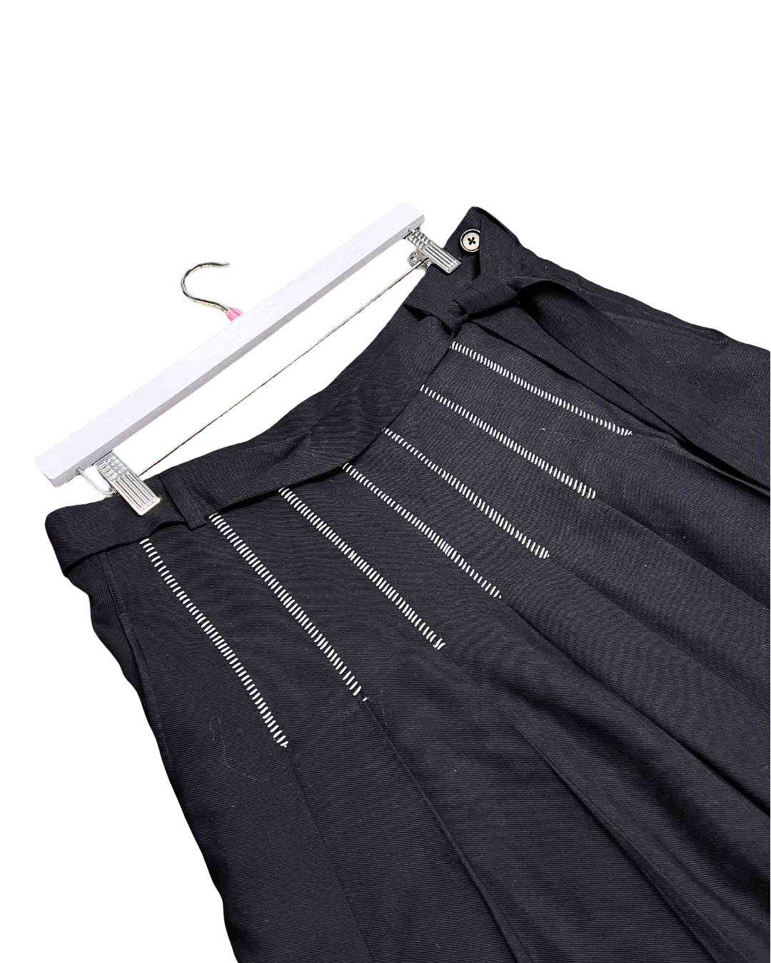 Size S (12-14) | Rajesh Pratap Singh Pleated Wool Skirt With Tags