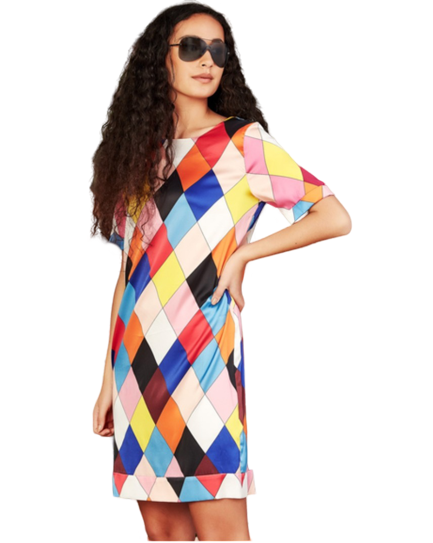 Size XXL | Cooper Silk Shift Dress With Tags