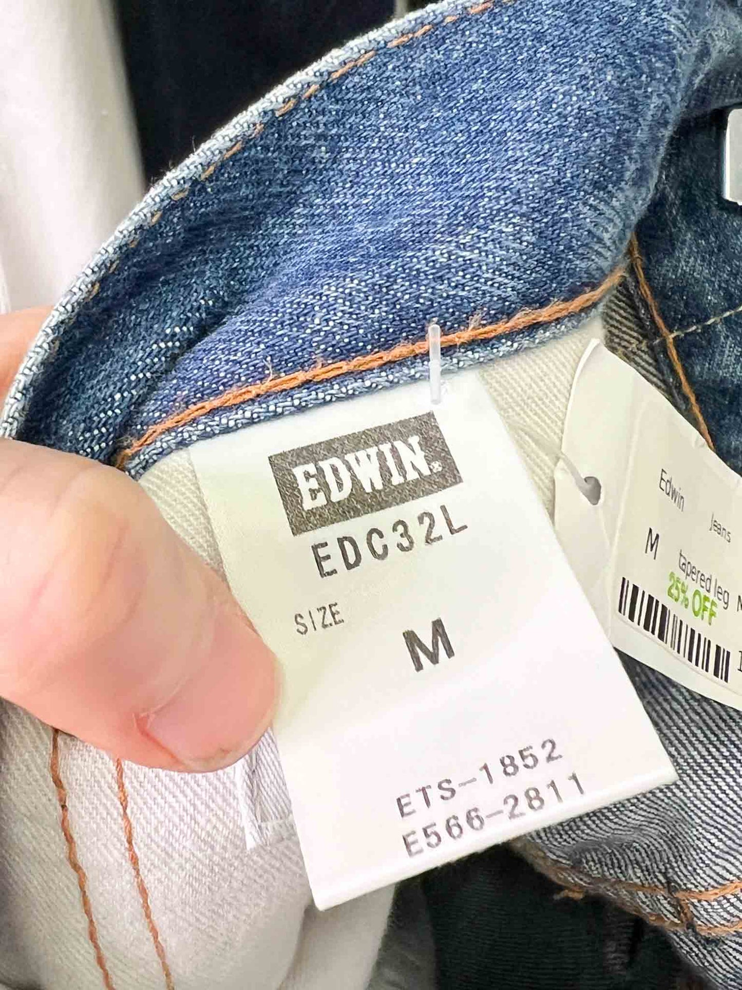 Size M - Edwin Blue Tapered Jeans