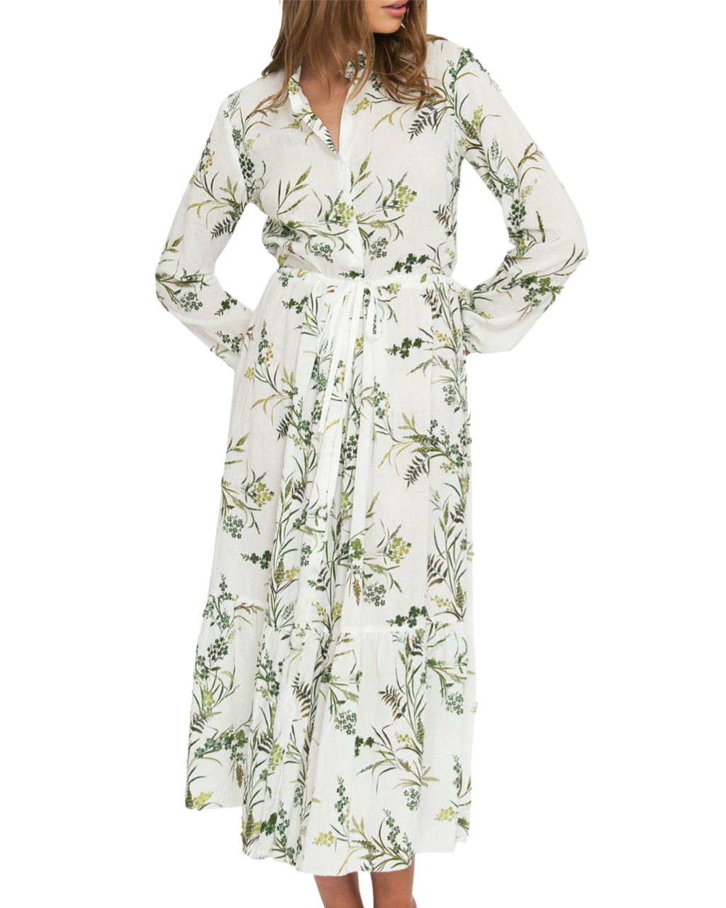 Size L (3) | Morrison Floral Cotton Midi Dress