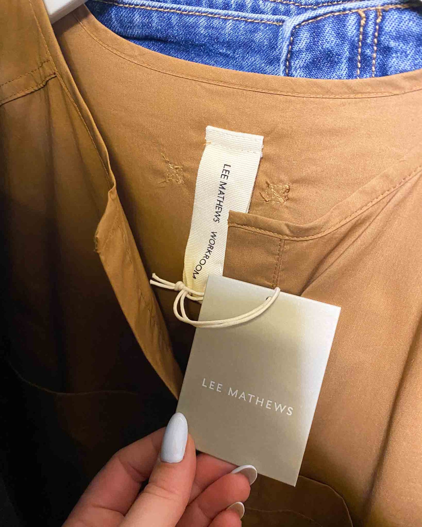 Size 2 (10) | Lee Mathews Workroom Cotton Midi Dress With Tags