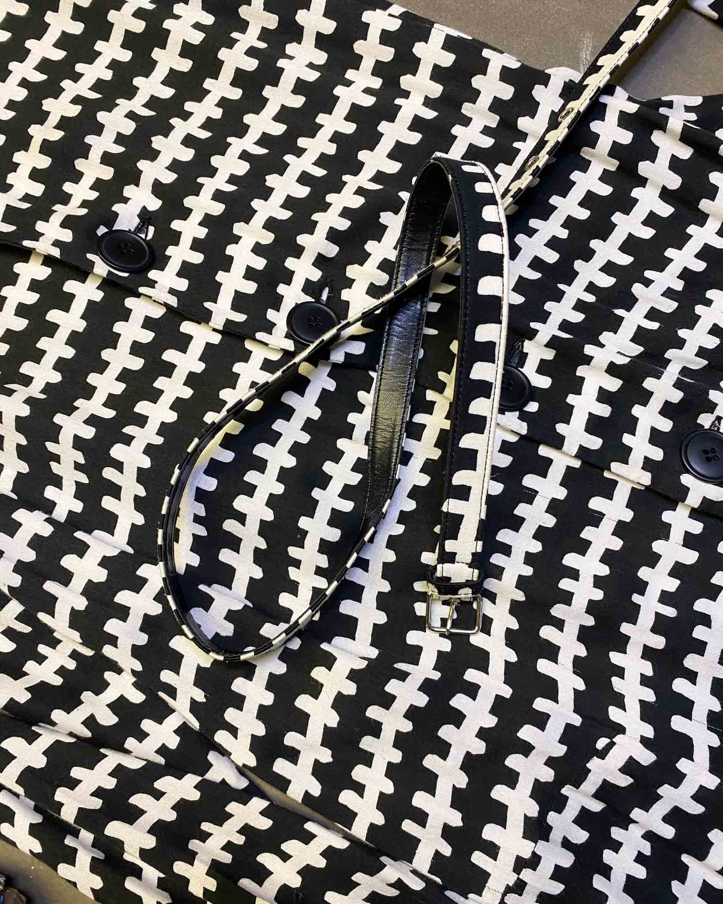 Size S | Comme des Garçons Belted Shirt Dress