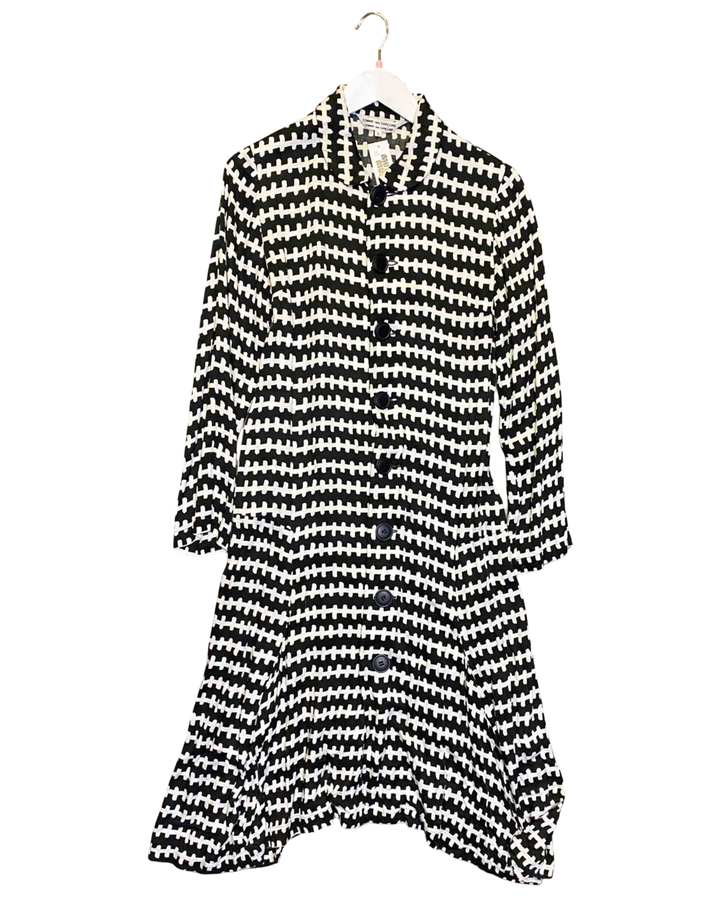 Size S | Comme des Garçons Belted Shirt Dress